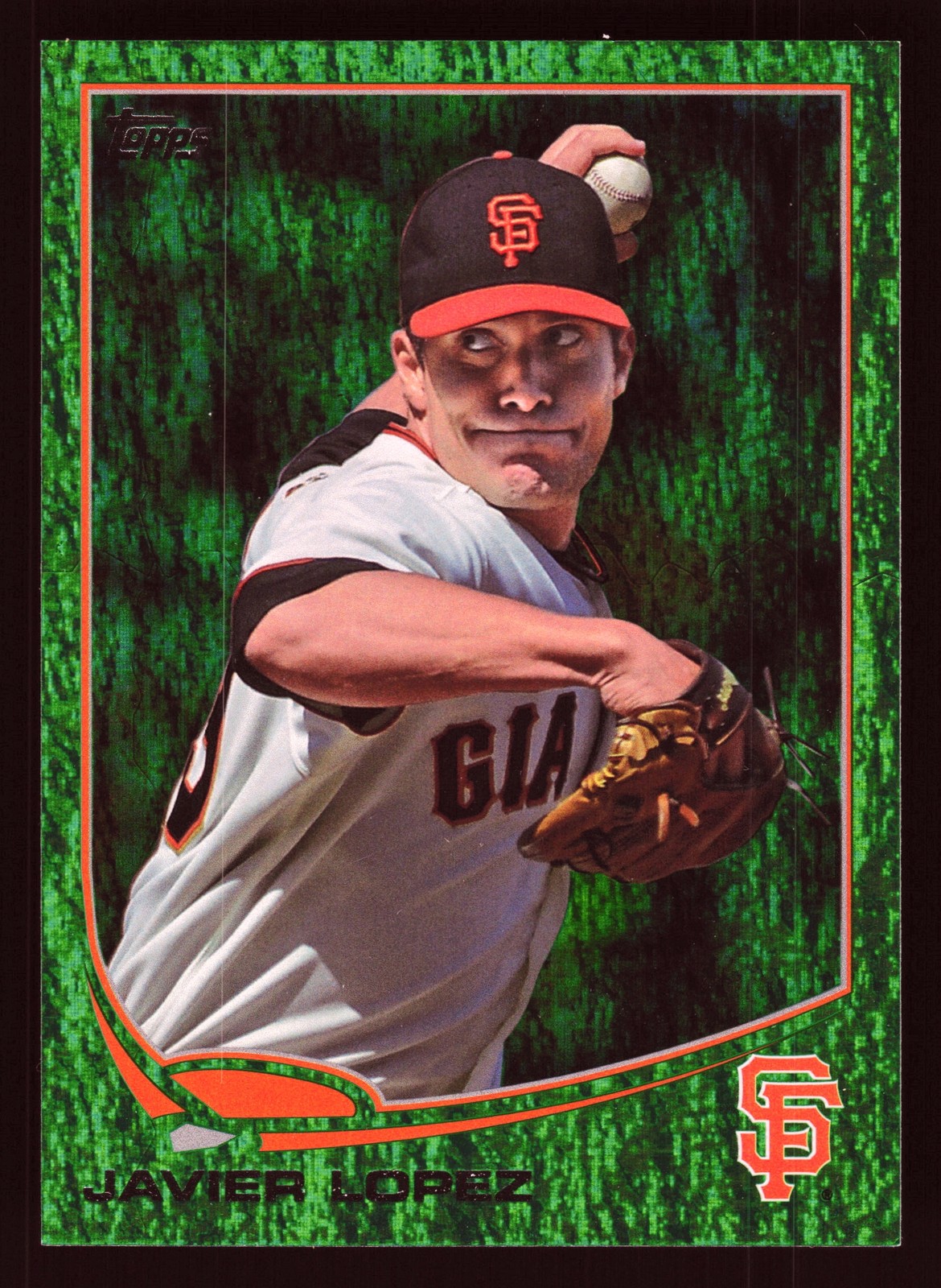 Javier Lopez San Francisco Giants 2013 Topps Emerald #192