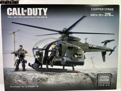 Mega Bloks Call Of Duty Chopper Strike Building Set Set #06810 New