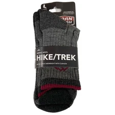 Darn Tough Men's Hiker Micro Midweight Hiking Crew Socks, Size & Color Options