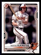2021 Bowman #BP-138 Heston Kjerstad Prospects Baltimore Orioles