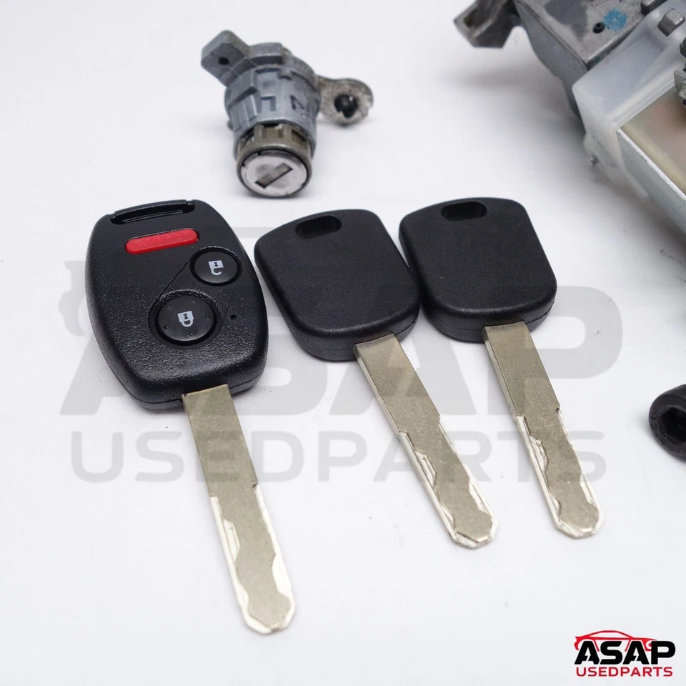 ⚡ INTERRUPTOR DE ENCENDIDO + CILINDRO CERRADURA PUERTA IZQUIERDA + LLAVES ID46 EN HONDA PILOT 2005-2007 Foto 4 de 4