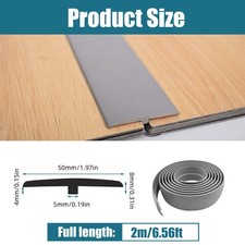 T Profile Transition Strip Self-Adhesive Door Threshold Strip PVC Flat Cover