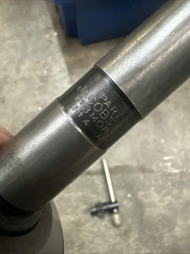 Jacobs USA 18N 3/4" MT 3 Morse Taper Super Ball Bearing Drill Chuck + Key - Picture 10 of 13