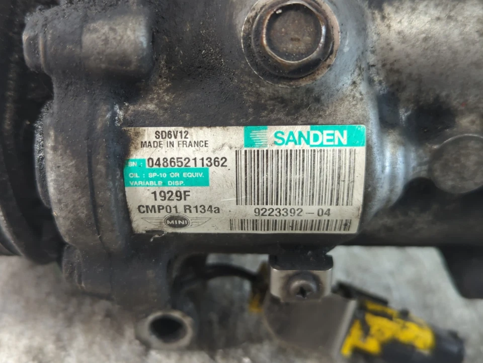 2011-2016 Mini Cooper Countryman Air Conditioning A/c Ac Compressor Oem AZQVB - Image 2 of 4