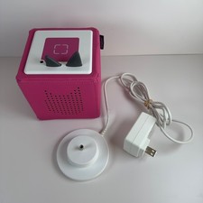 Tonies Toniebox Audio Box Player Learning Education Pink W Charging Dock Works