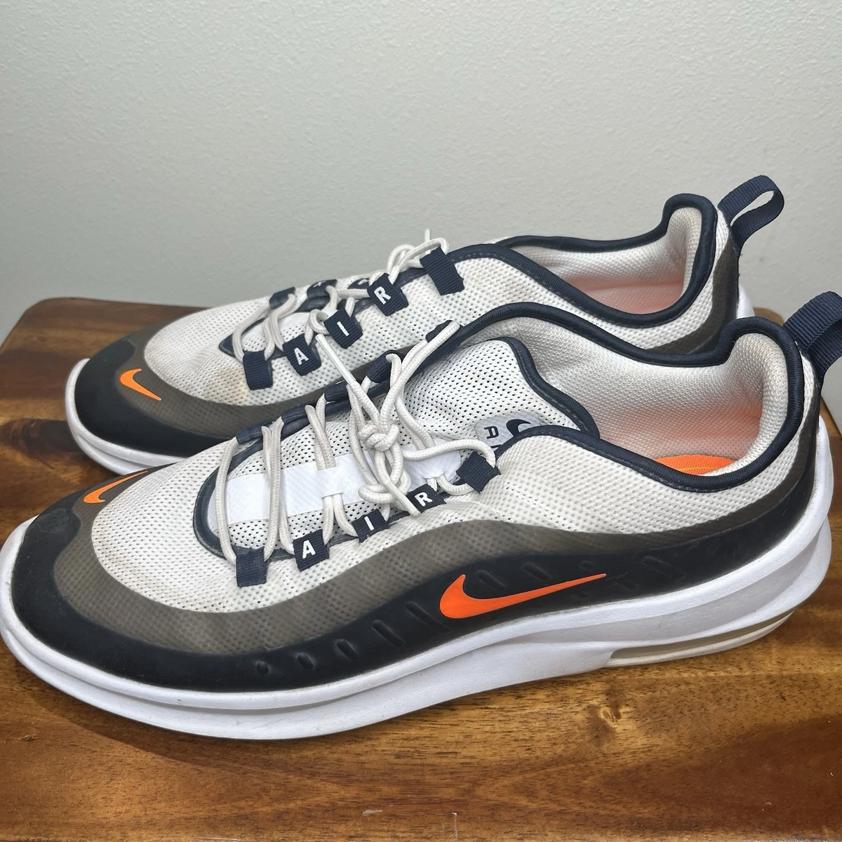 Nike Air Max Axis White Obsidian Orange for Sale | Authenticity