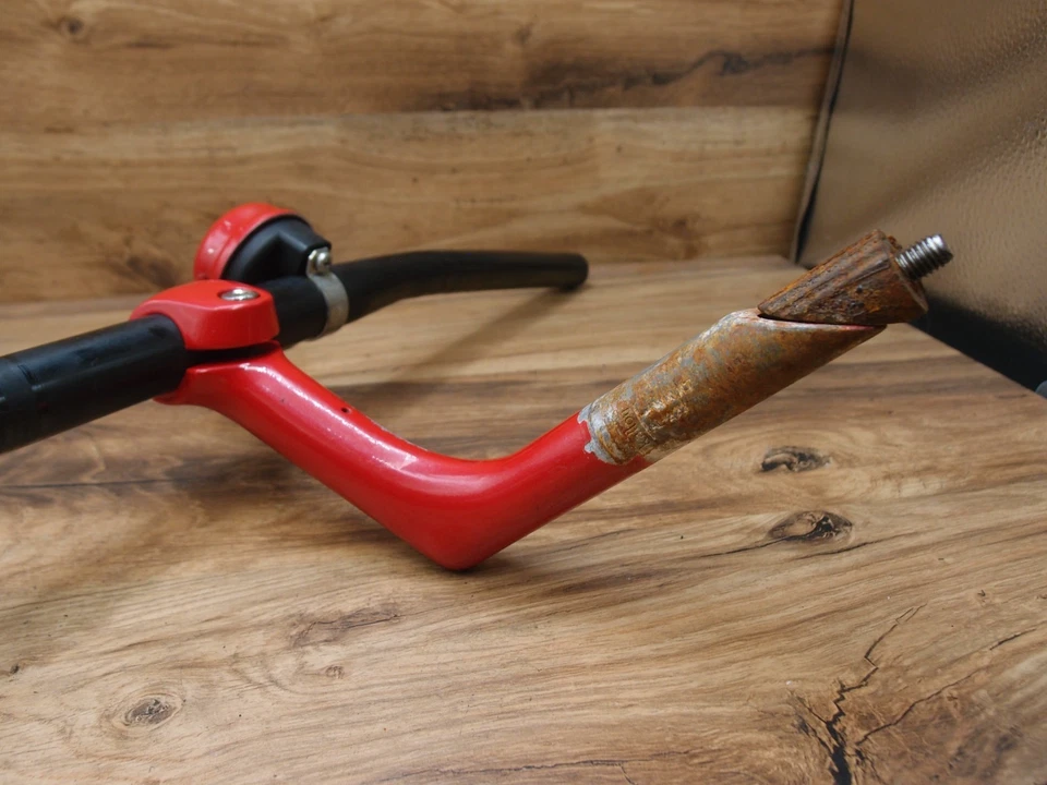 Manillar plano acero de bicicleta Kettler + vástago Kalloy acero 22,2 mm Foto 4 de 4