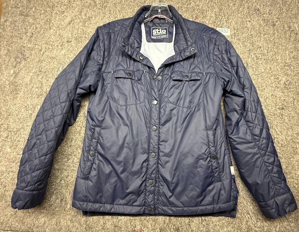 Stio Women’s Shirt Jacket Skycrest Insulated Quilted Snap Blue Size L