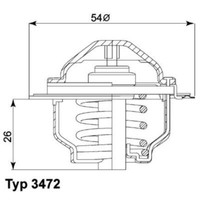 Wahler Thermostat KüHlmittel 87°C FüR VW Passat Variant 3472.87D