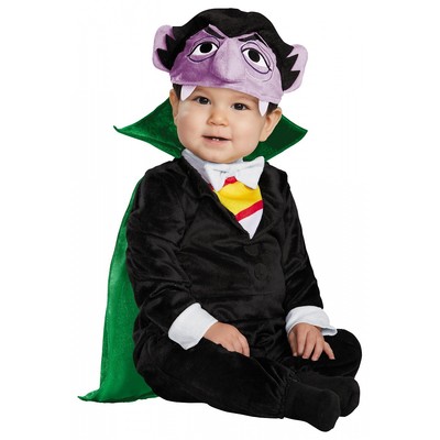Deluxe Count Costume Sesame Street Halloween Fancy Dress