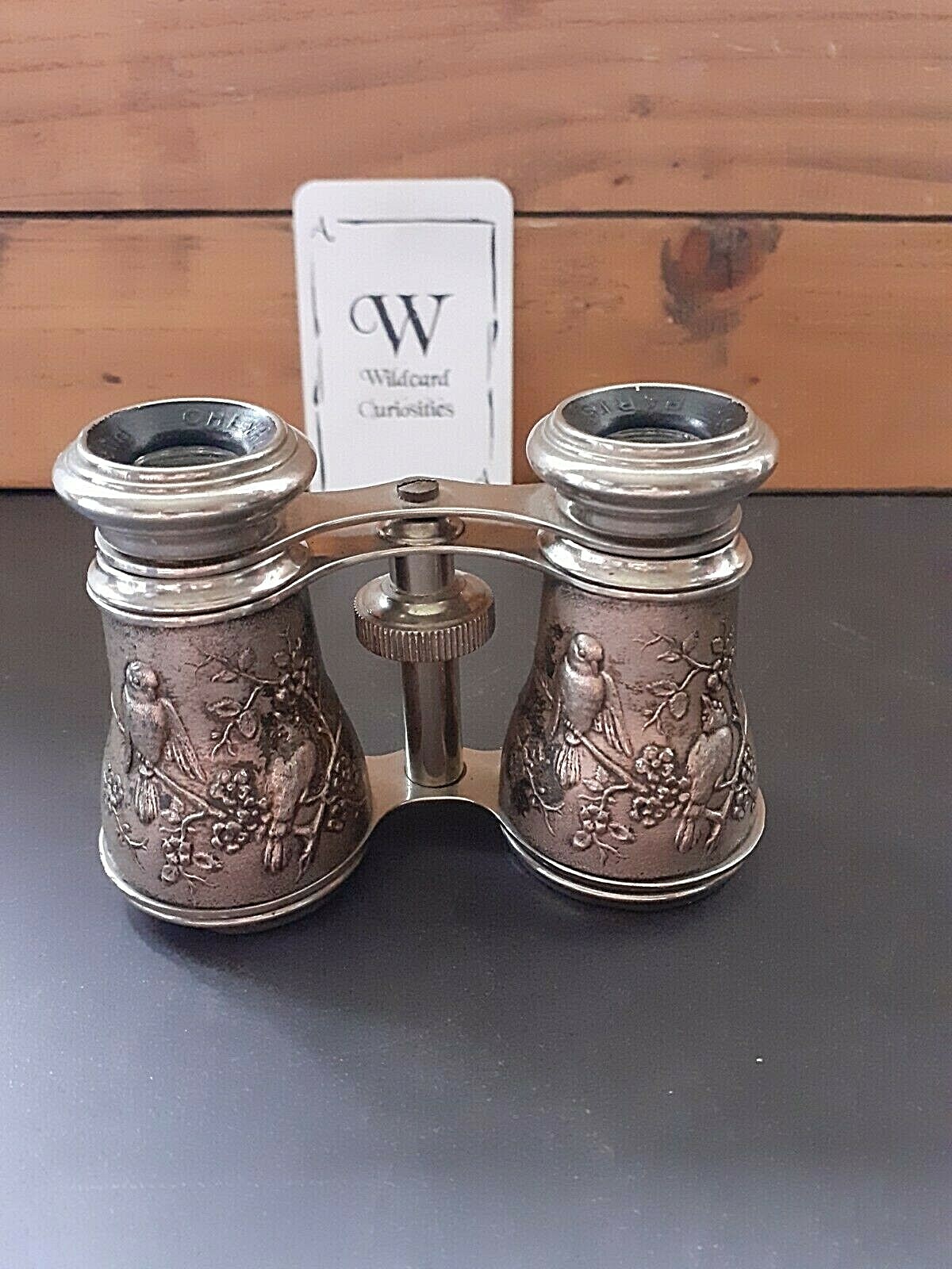 Chevalier Paris Metal Opera Glasses With Bird Design Nieuwe baan, HOT