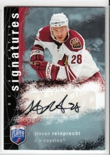  2007-08 Be A Player Signatures #SSR Steven Reinprecht AUTO - Phoenix Coyotes