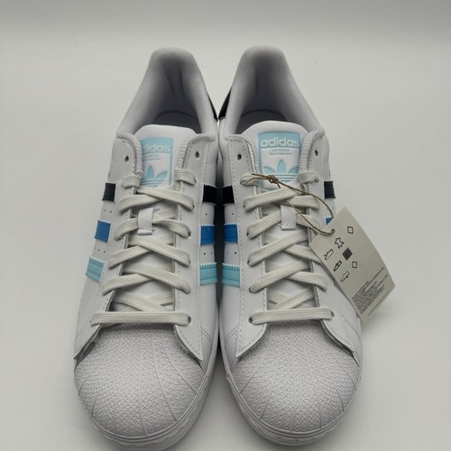 Adidas Men's Superstar Gradient - Size 10 - HP5499 - White / Legend Ink - Blue - Picture 6 of 7