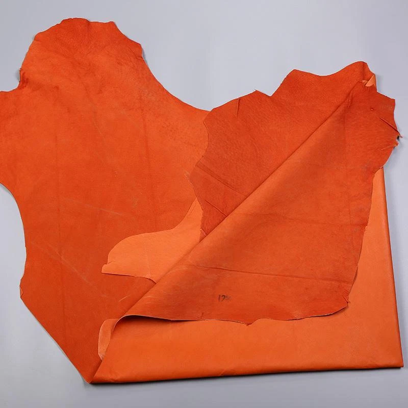 Bolso de cuero genuino de piel de cerdo gamuza piel de piel de cuero varios colores pieza de cuero Foto 4 de 4