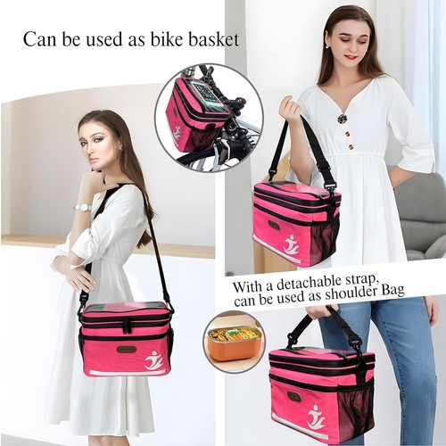 Bicycle Handlebar Bag Cycling Phone Holder Mount Front Bag Bike coolerInsulation - Picture 20 of 36