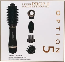 Level Pro3.0 LPRO3003 Complete 5 in 1 Styler Adjustable Heat Settings 9ft Cord