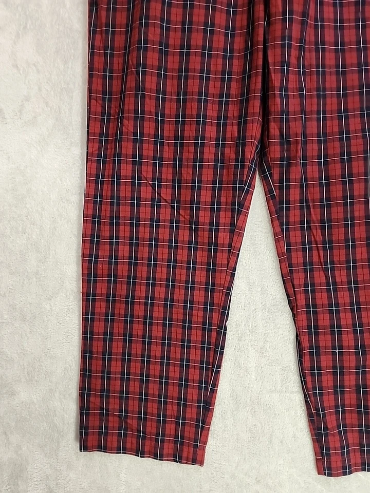 Мужская пижама Lacoste L бордовая клетчатая пижама пижама - Изображение 3 из 4