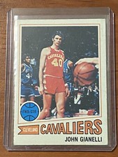 1977 Topps Basketball - #31 John Gianelli Cleveland Cavaliers