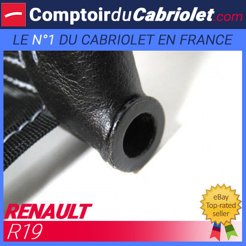 Windschott Renault R19 cabriolet noir ajustement sur mesure - 2
