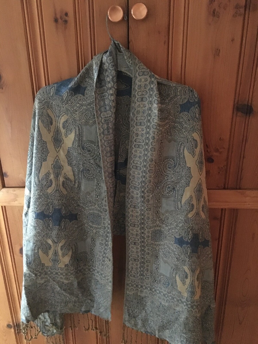 LOUIS VUITTON 〜ストール〜 PASHMINA large cashmere/silk Scarf/Shawl 70