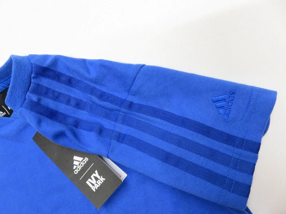 Adidas Ivy Park girls cropped t-shirt royal blue Age 5-6 yrs NEW fashion tee - Image 2 of 4