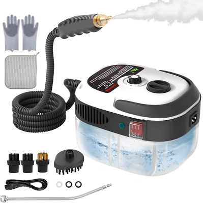 #ad Powerful Handheld Steam Cleaner 2500W Portable High Temp Cleaning Machine $76.99