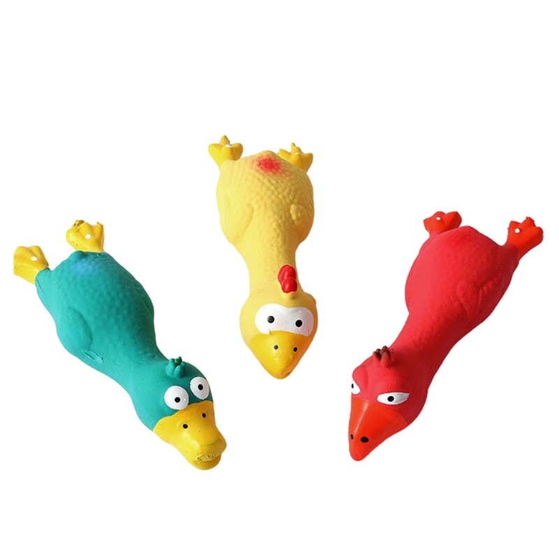 Pet Chewer Game Chewing Toy Dog Chicken Puppy Toy with Sound Teething Toy