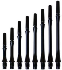 COSMO FIT SHAFT GEAR SLIM-SPINNING DART SHAFTS - DARK BLACK - SET OF 3