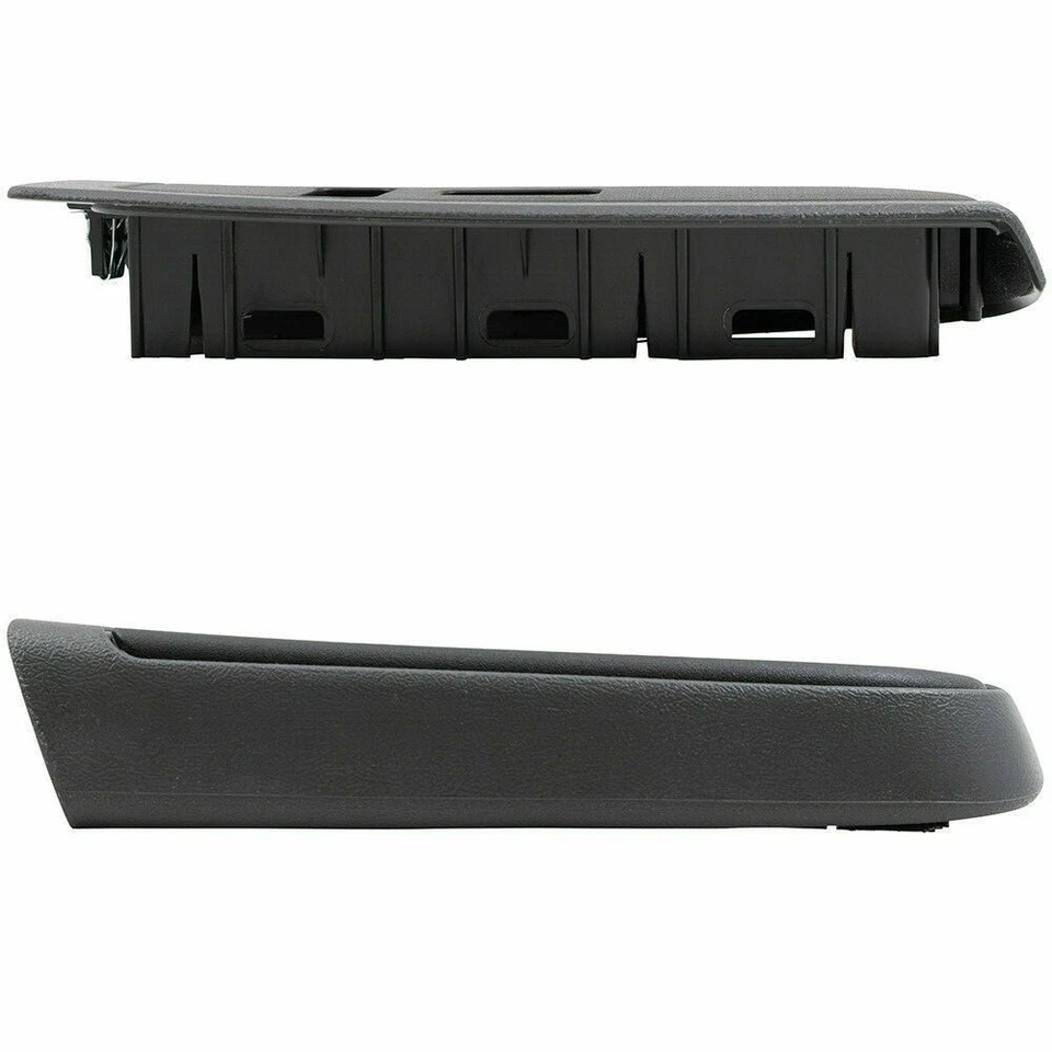 New Front Dark Gray Window Switch Trim Bezel Set For 2003-2007 Silverado Sierra - Image 4 of 4
