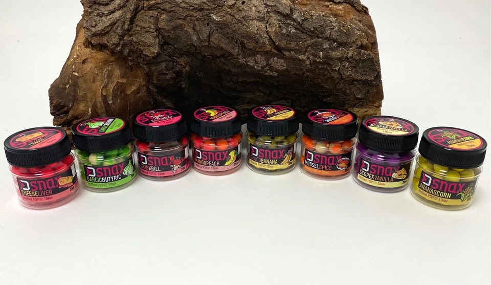 Delphin D Snax Pop Ups 10mm 20g 8 Sorten Hookbait Method Feeder Karpfen