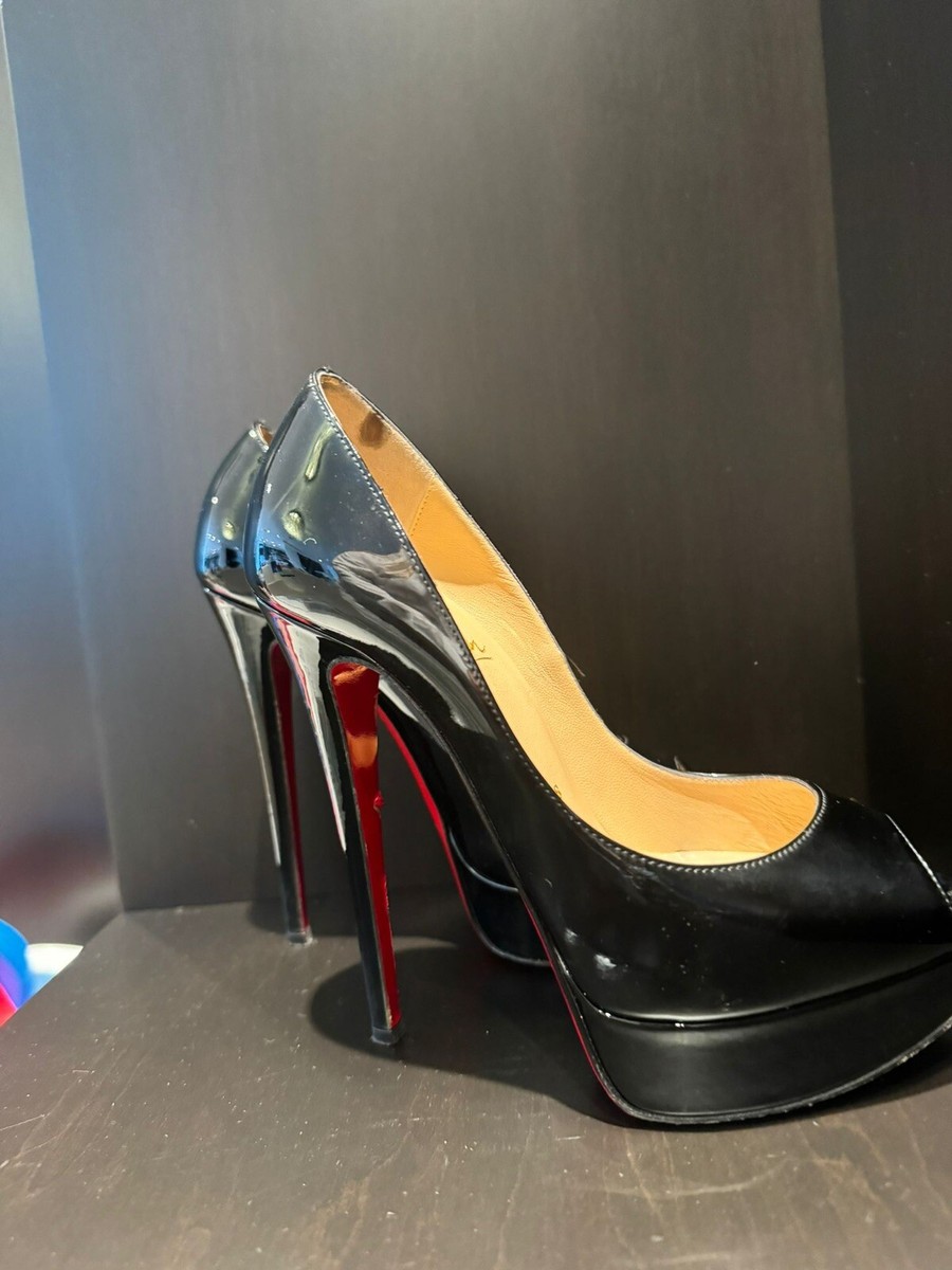 Christian Louboutin Black Patent Leather red Bottom Pumps Christian Louboutin Black Patent Leather red Bottom Pumps