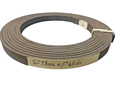 1/4''-thick x 1'' -wide flex molded wire back brake lining (sold by the foot)