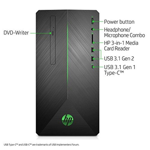 HP HP 100 000 Desktop Core i3 DESK TOP GTX 1650 Super 24GB RAM 1000GB SSD GTX j