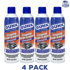Gunk EB1 Engine Brite Original Heavy Duty Engine Degreaser Can 15oz, 4 Pack