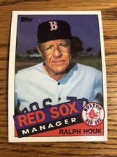 Ralph Houk 1985 Topps Manager Red Sox #11   *8131* Set Break!