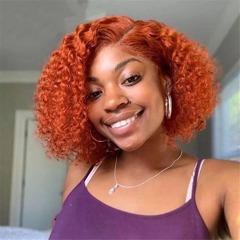 Short ginger wigs cheap