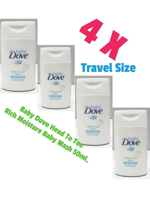 dove baby wash travel size