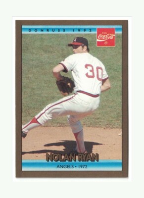 1992 Donruss Coca-Cola Nolan Ryan Career Series - #6 Nolan Ryan