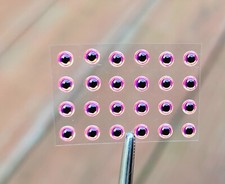 24, FLUORESCENT PINK, 1/8 3mm, 3D Soft Molded...