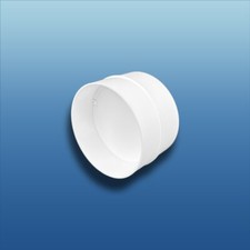 PVC Rundrohrverbinder mit Rückstauklappe Rundrohr 