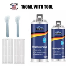 3× Metal Repair Paste AB Casting Repair Glue Industrial Heat Cold Weld Sets US
