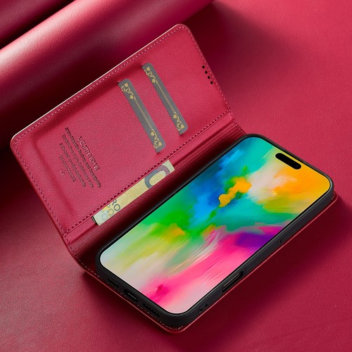 For iphone 16 15 Pro Max 14 13 12 11 XS/X Wallet Phone Case Magnetic Flip Cover - Picture 55 of 62