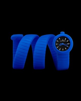 ToyWatch Women\'s Silicone Toyviper 26mm Rhinestone Wrap Around Black Watch Toy Watch Glitter Only-Time Black - Valia main image 3