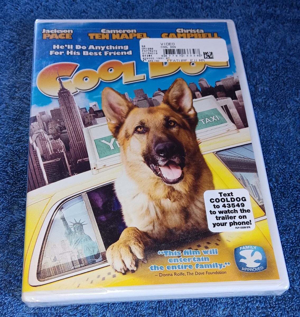 Cool Dog (DVD, 2011) NEW SEALED German Shepherd Family Kids Movie