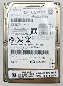 40 GB SATA NOTEBOOK FESTPLATTE FUJITSU MHY2040BH P/N:CA06672  2,5 ZOLL  #NFP671