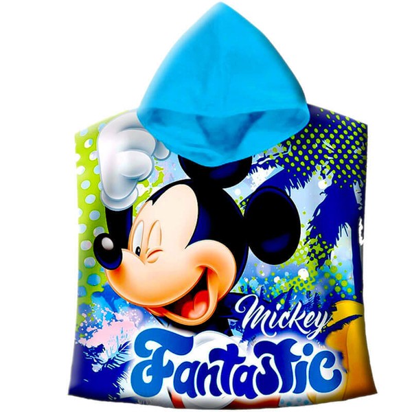 Mickey Mouse Poncho Bath Hooded Towel
