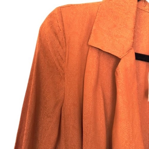 Free People Simone Notch Lapel Mini Dress In Burnt Orange Size XS NWOT - Picture 7 of 11