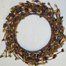 Candle Ring Country Estate 4.25" Mini Pip Berry Primitive Country NEW