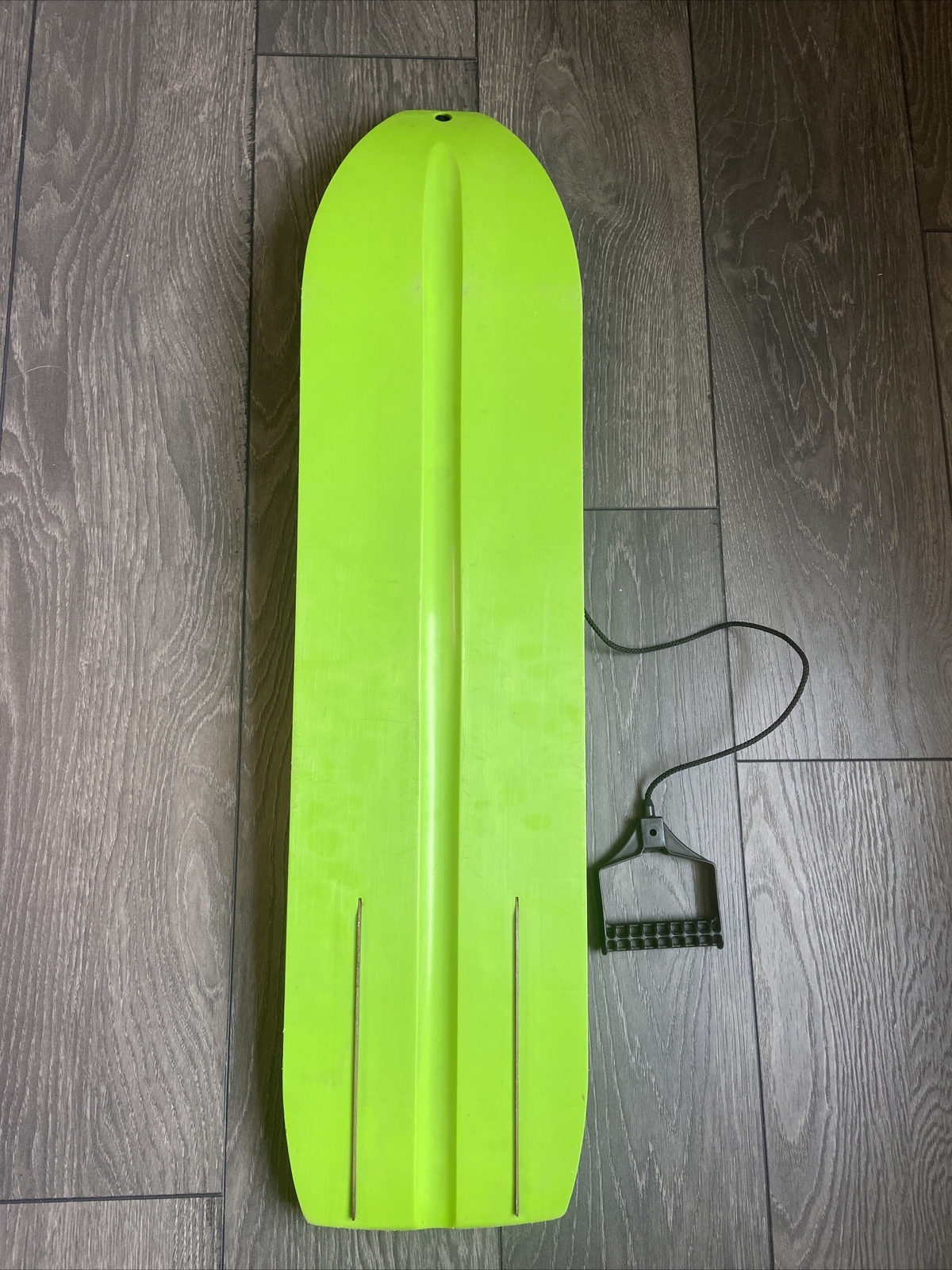 Vintage Sno Thrasher Snowboard Black Green Old School 36" Plastic Nostalgic