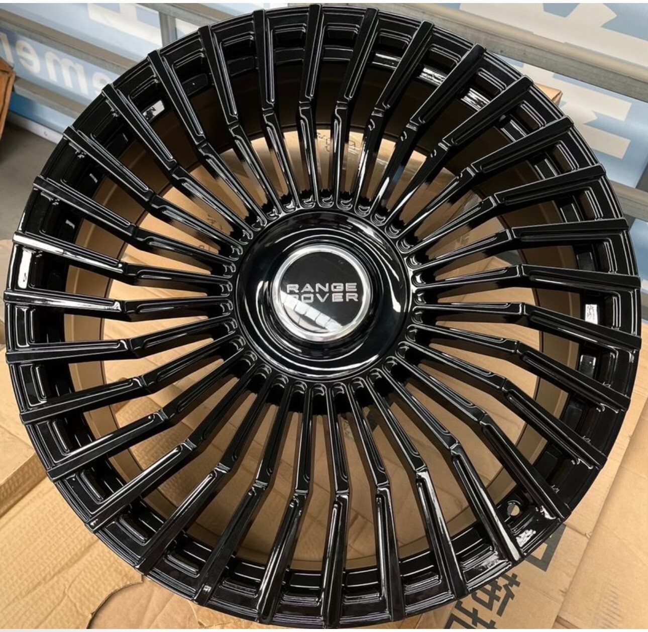 23'' Rims Gloss Black Tires fit Range Rover Wheels Michelin Tires New 2023 Style